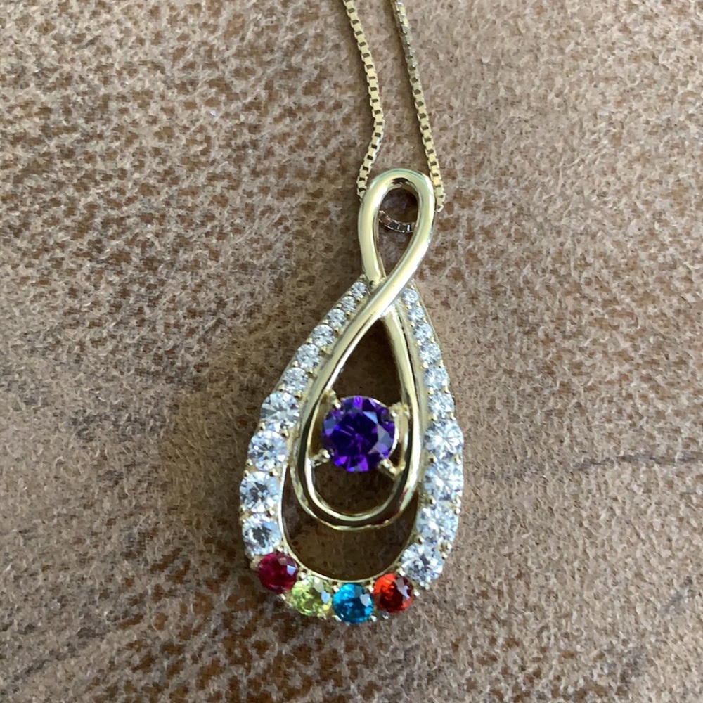 Sterling silver 925 in gold plated necklace